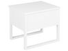 1 Drawer Bedside Table White GIULIA_743818