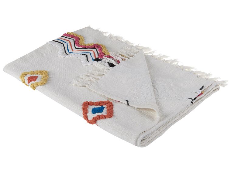 Cotton Blanket 130 x 180 cm Multicolour MORENA_829295