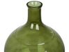 Glass Flower Vase 34 cm Green ACHAAR_830549