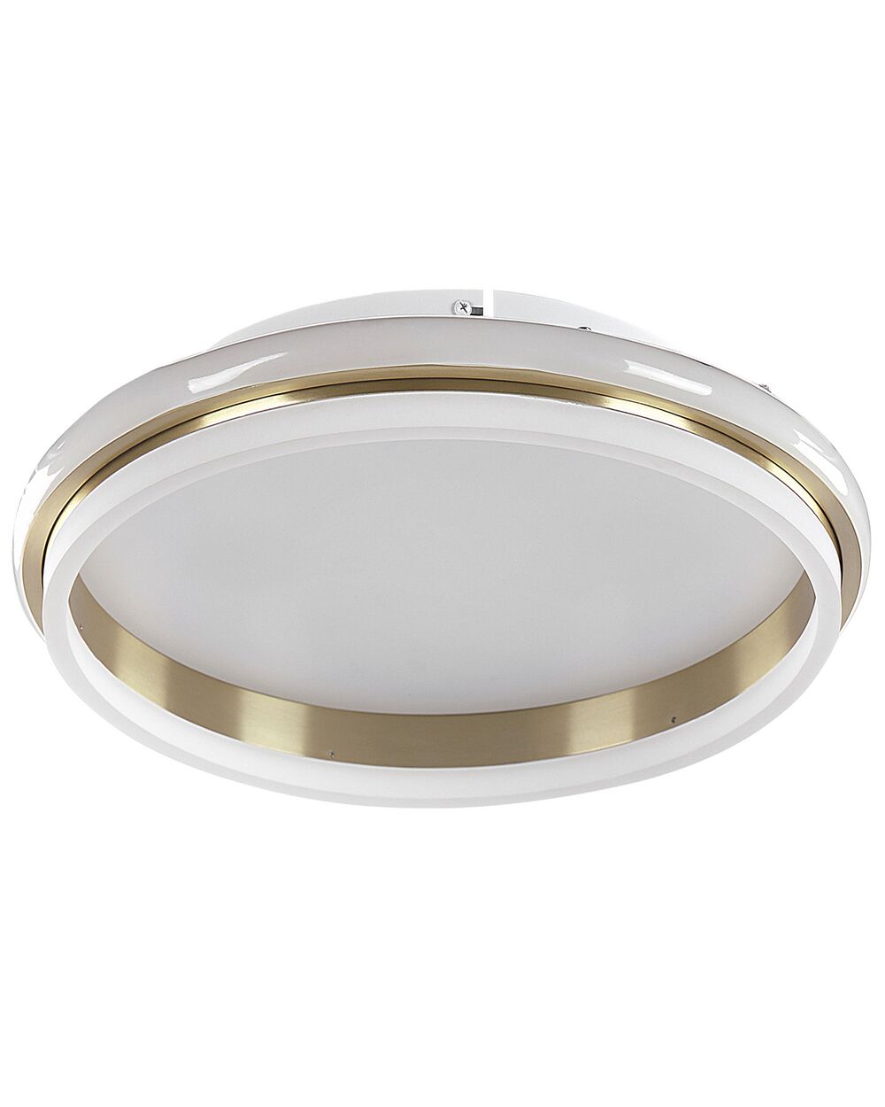 Deckenleuchte LED weiß / gold ⌀ 64 cm TAPING | Deckenlampen