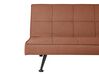 Fabric Sofa Bed Light Red HASLE_912861