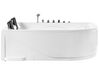Right Hand Whirlpool Corner Bath with LED 1800 x 1200 mm White CALAMA_919453
