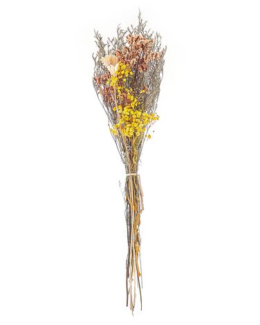 Droogbloemen boeket 65 cm oranje en geel CARTAYA