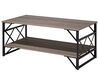 Coffee Table Taupe Wood with Black BOLTON_776534