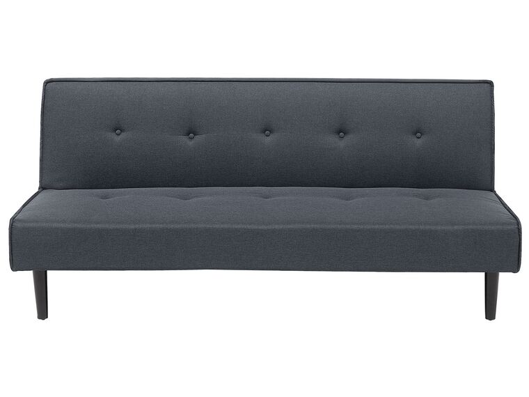 Sofá-cama de 3 lugares em tecido cinzento escuro VISBY_706888