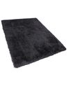 Fekete hosszú szálú szőnyeg 140 x 200 cm CIDE_805914