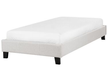 Čalouněná postel 90 x 200 cm šedá ROANNE