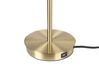 Kovová stolní lampa s USB portem zlatá ARIPO_851367