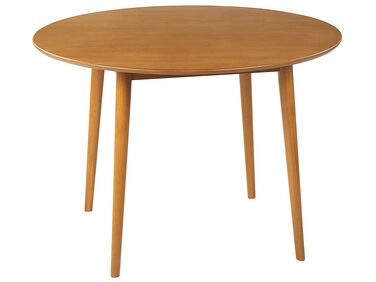 Mesa de comedor madera clara ⌀ 110 cm RADAN