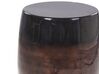 Accent Side Table Golden Brown and Black FRAGUITA_883346