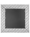 Wandspiegel silber quadratisch 80 x 80 cm EVETTES_747458