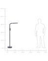 LED Floor Lamp with Remote Control Black ARIES_861235