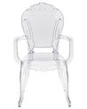 Set of 2 Accent Chairs Acrylic Transparent VERMONT II_751324