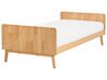 Łóżko drewniane 90 x 200 cm jasne BONNAC_911528