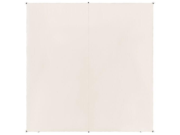 Stínící plachta ve čtvercovém tvaru 300 x 300 cm krémově bílá LUKKA_813072