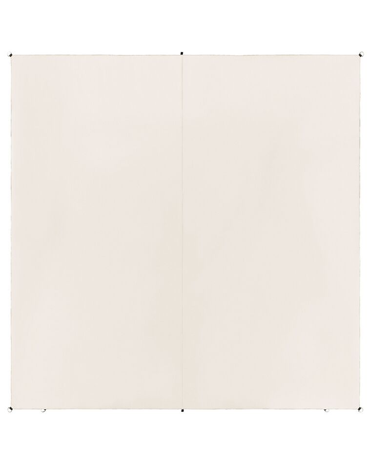 Vela de sombra quadrada branco creme 300 x 300 cm LUKKA_813072
