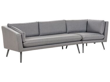 3 personers loungesofa grå højrevendt LORETELLO