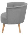 Fabric Tub Chair Grey ODENZEN_712047