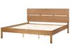 EU Super King Size Bed with LED Light Wood BOISSET_899839