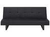 Faux Leather Sofa Bed Black DERBY_700270