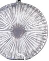 Lámpara de mesa de cerámica/lino gris/blanco 40 cm YUNA_843086