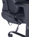 Cadeira gaming em pele sintética preta com iluminação LED GLEAM_852107