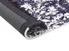 Teppich Viskose violett / weiß 160 x 230 cm orientalisches Muster Kurzflor AKARSU_837117