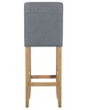 Fabric Bar Chair Grey MADISON_680906