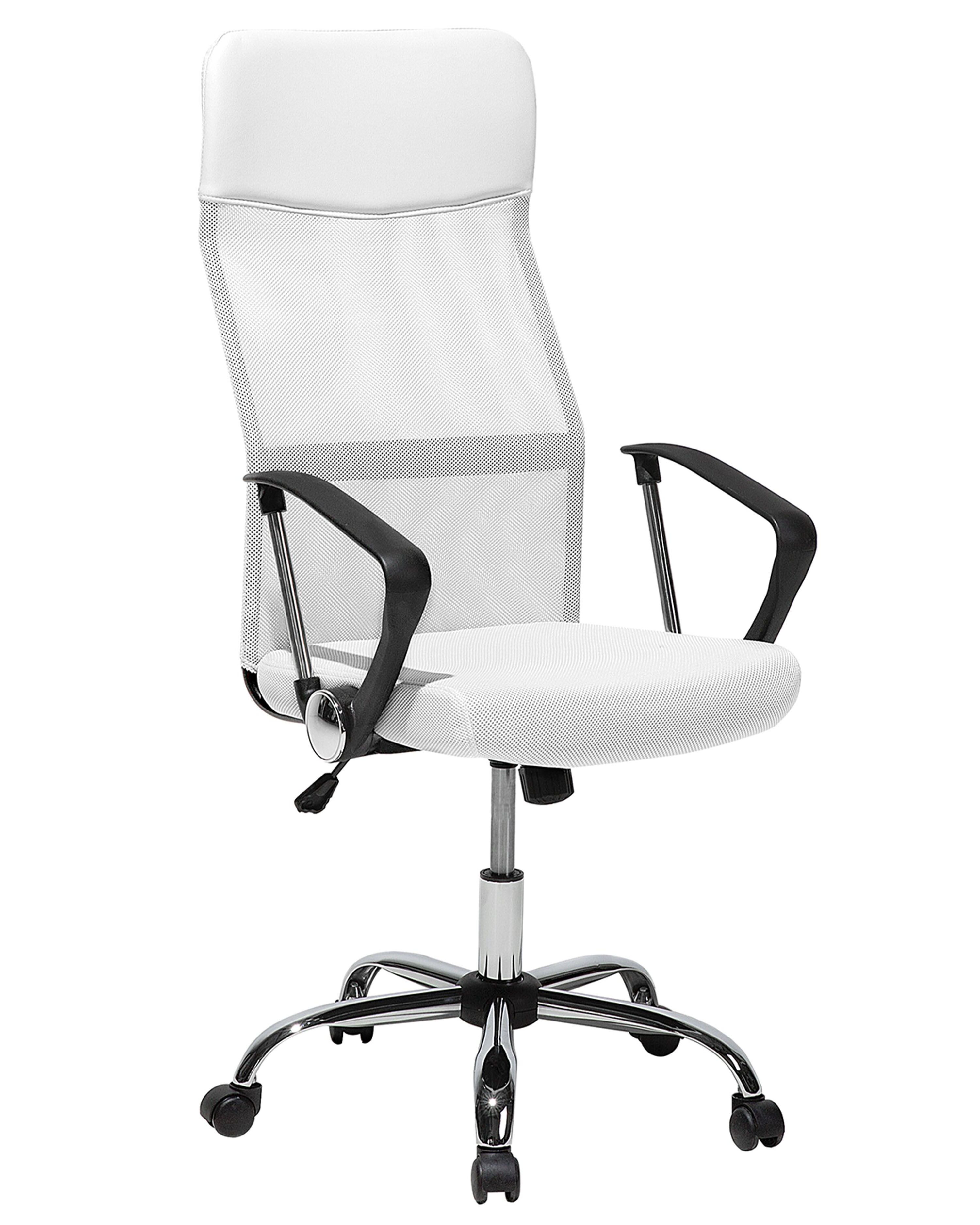 White leather office chair – BDSons