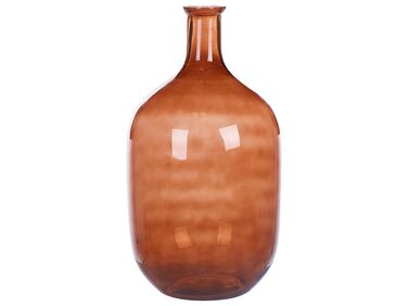 Vase en verre 51 cm brun doré DALCHINI
