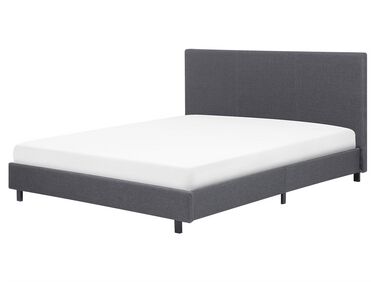 Čalúnená posteľ sivá 160 x 200 cm ALBI