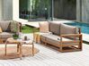 Sofa ogrodowa z-certyfikowanego-drewna-akacjowego 2-osobowa jasna TIMOR II_906331