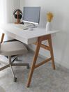 2 Drawer Home Office Desk 120 x 70 cm White SHESLAY_836094