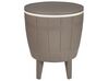 Chladící barový stolek ⌀ 48 cm šedý SILG_861662