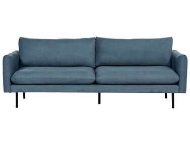 Fabric 3 Seater Sofa Blue VINTERBRO