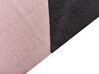 Teppich Baumwolle mehrfarbig 140 x 200 cm geometrisches Muster Kurzflor NIZIP_842812