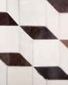 Dywan patchwork skórzany 140 x 200 cm biały ALPKOY_742787