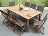 Záhradný rozkladací stôl z akáciového dreva 180/240 x 100 cm svetlé drevo CESANA_804555