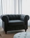 Fabric Armchair Graphite Grey CHESTERFIELD_675677