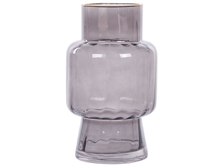 Vaso de vidro cinzento 26 cm MEGALO_838297