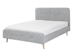 Parisänky kangas vaaleanharmaa 140 x 200 cm RENNES Parisänky kangas vaaleanharmaa 140 x 200 cm RENNES