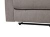 3-istuttava sohva manuaalisesti säädettävä kangas ruskeanharmaa BERGEN_709671