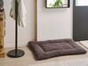 Fabric Dog Bed 90 x 70 cm Brown KARANTU_783465