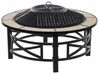 Brasero barbecue en acier noir et céramique HIERRO_763817