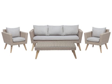 5 Seater Rattan Garden Sofa Set Grey Vittoria Xl 5 Seater Rattan Garden Sofa Set Grey, 5 Seater Garden Sofa Set Grey Positano
