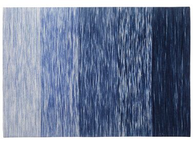 Vloerkleed wol blauw 160 x 230 cm KAPAKLI