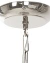 Metal Pendant Lamp Silver SAJO_720909