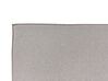 Cama de casal com arrumação em tecido cinzento claro 160 x 200 cm MOISSAC_873958