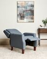 Fabric Recliner Chair Blue EGERSUND_896457