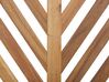  Sada světlého dřevěného balkonového nábytku TERNI_777962